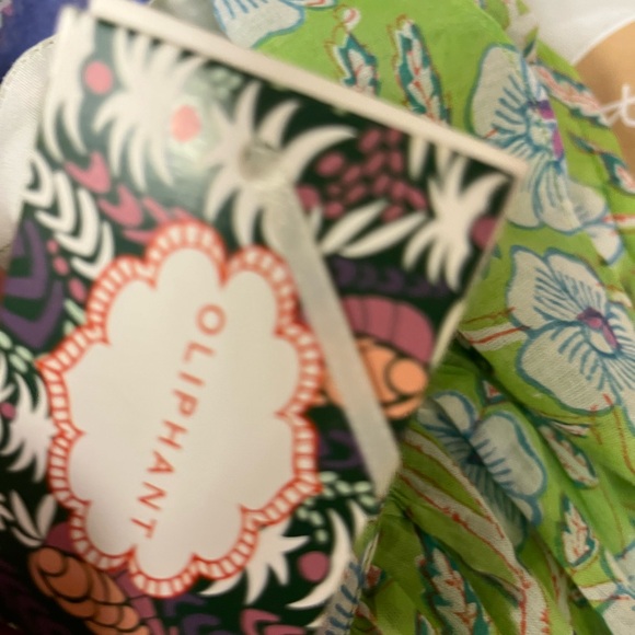 Oliphant YOKE RUFFLE MAXI- AMALFI LIME - Picture 5 of 8